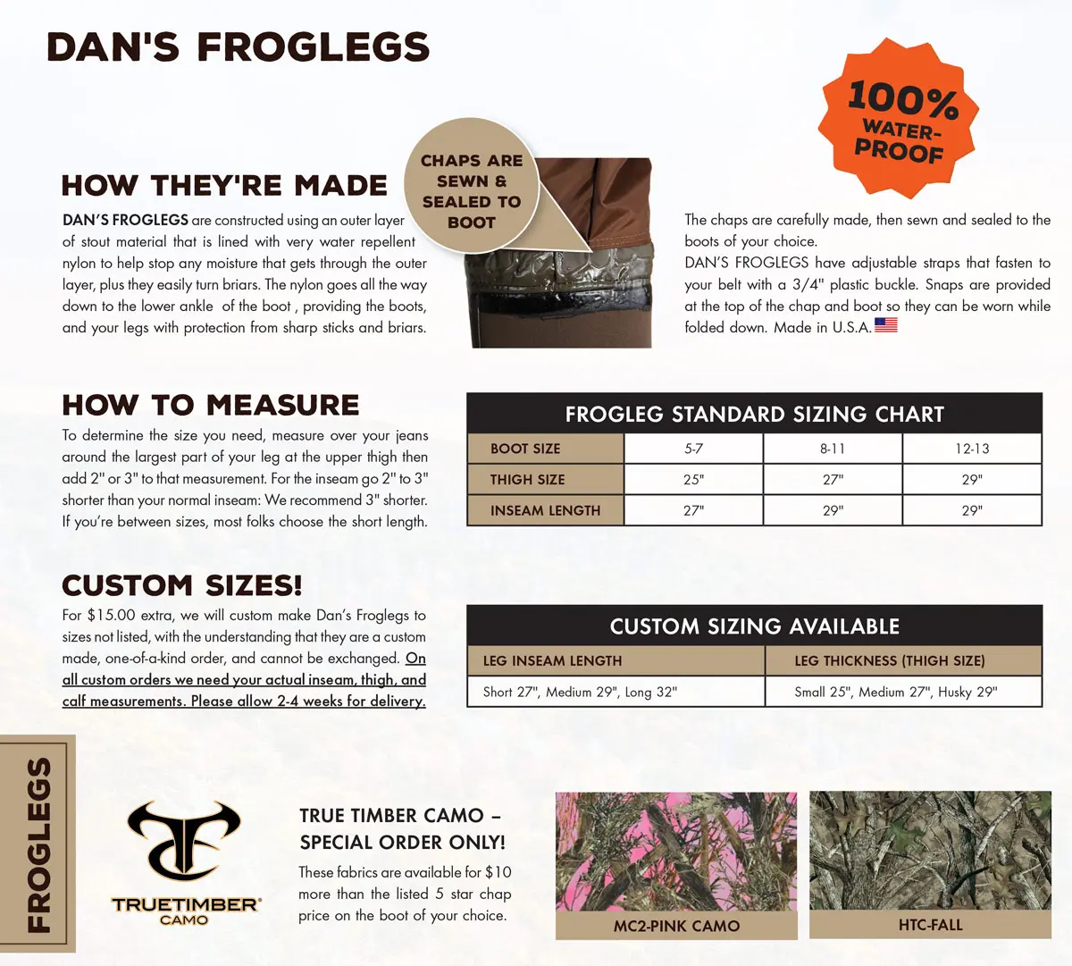 Dan's Briarproof Snake Protector Froglegs - Image 2
