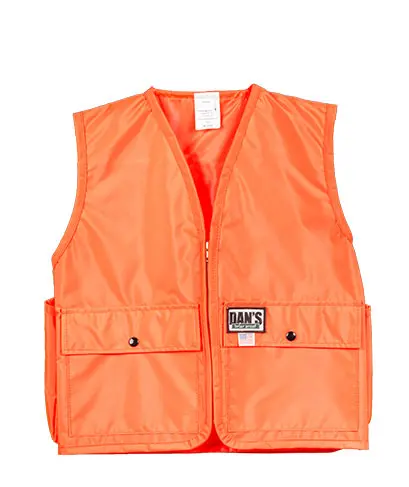 Dan's Kid's Blaze Orange Vest #K-411