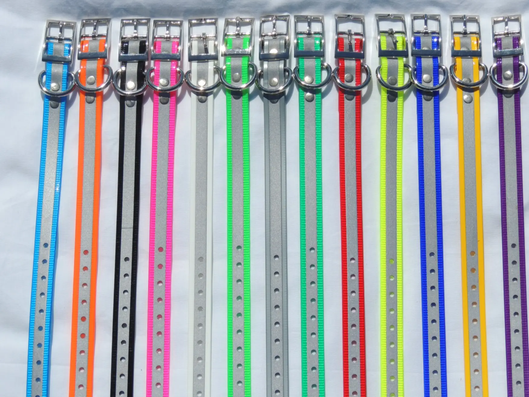 3/4" Premium Reflective Mini Garmin Replacement Collar Straps